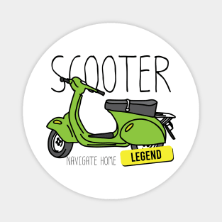 Scooter Navigate home Magnet